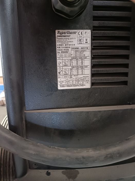 Plasmă de tăiat fier