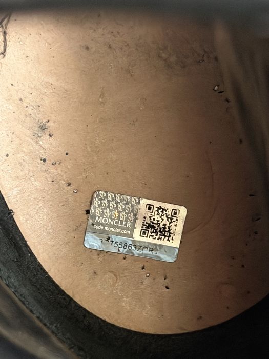 Moncler Black Leather & Fur High Top Sneakers