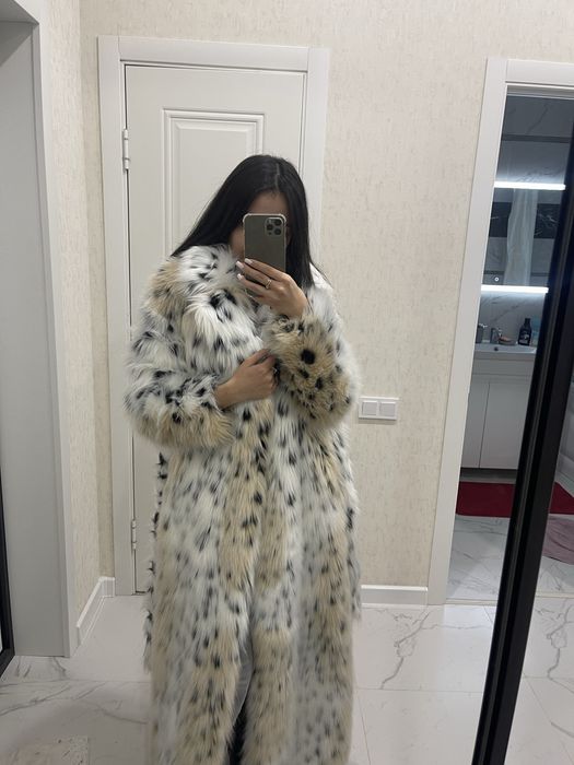 Продам эко шубу длинную