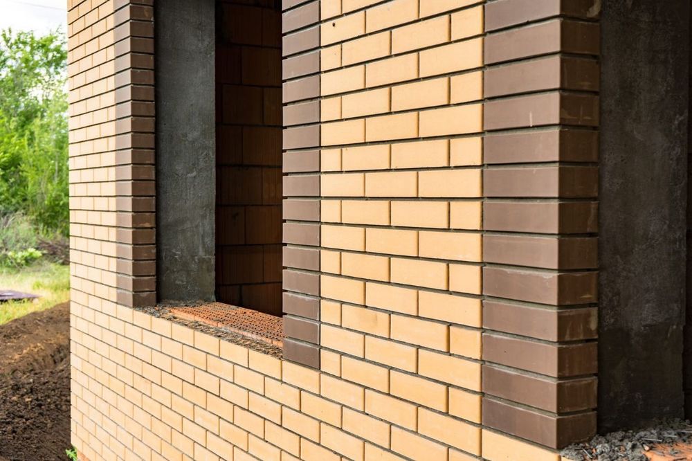 КладкаБалконаГиштКирпичБлокФасадПадрашивкаОблицовочныйКирпичомДемантаж