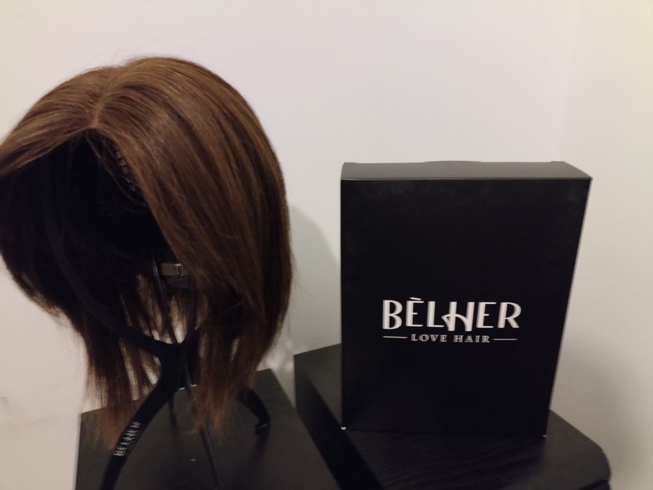 Vând perucă șatena din par natural