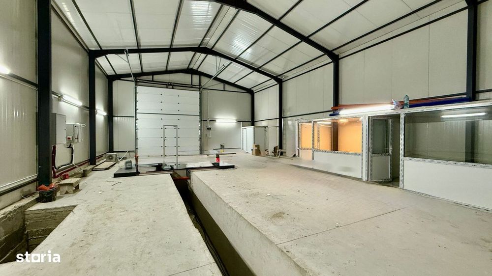 Hala pentru service auto dotata cu instalatie completa ITP TIR - Toul