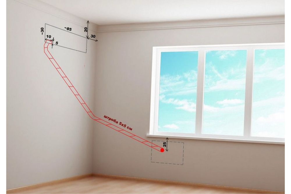 Установка кондиционера