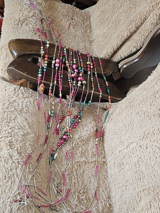 Елочные игрушки бусы