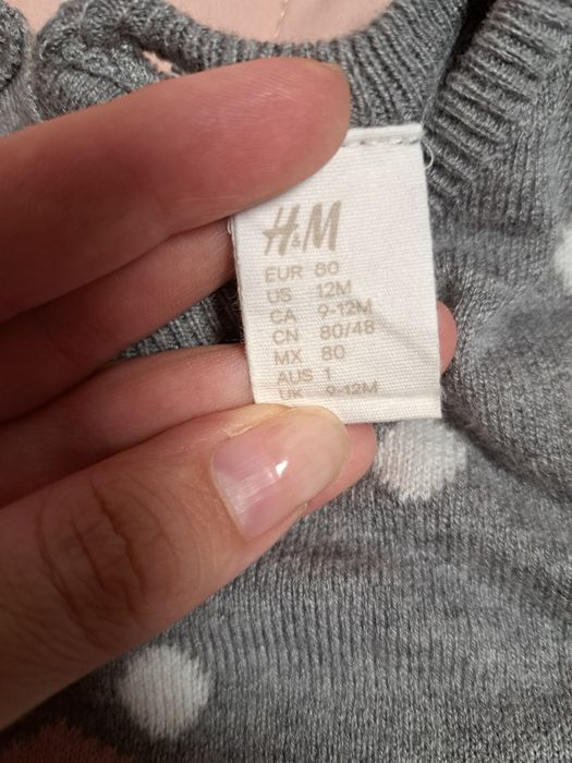 Рокля за момиченце 12м H&M