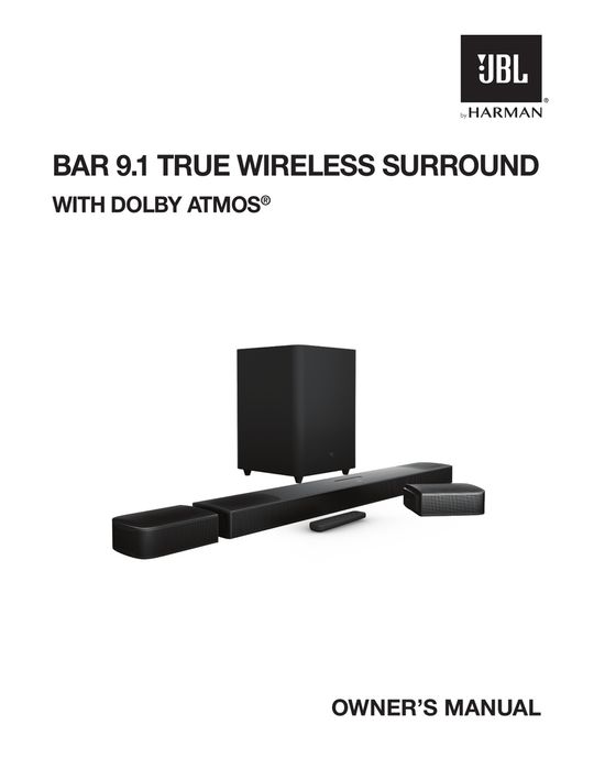 Саундбар JBL Bar 9.1 Dolby Atmos harman kardon True Wireless Surround