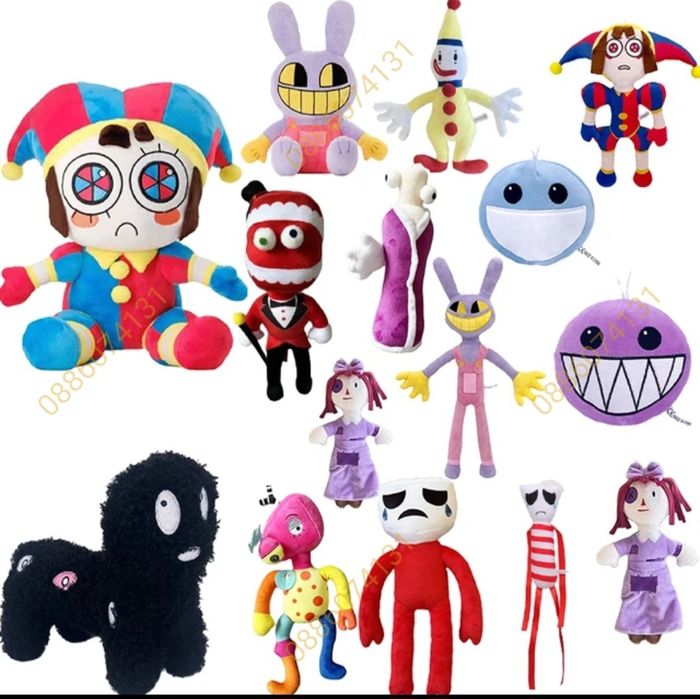 Плюшена играчка The Amazing Digital Circus, Играчка Клоун