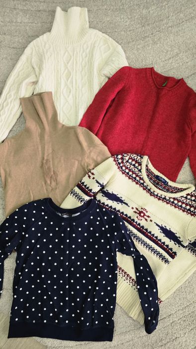 Тёплые кофты на девочку 140р