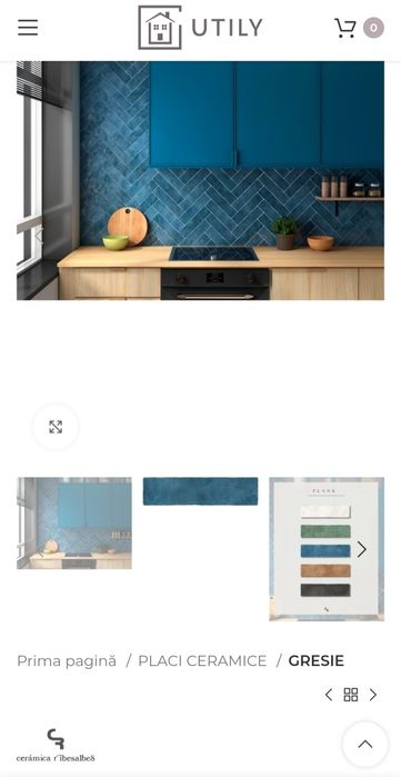 Gresie plank blue Ribesalbes 7×28 mat