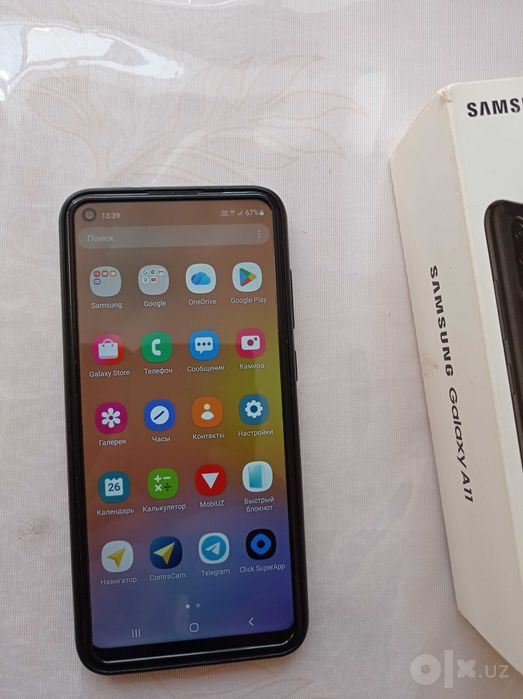 Samsung Galaxy A11 +karobka,dok,steklo,chexol yangi ishlatishga tayyor