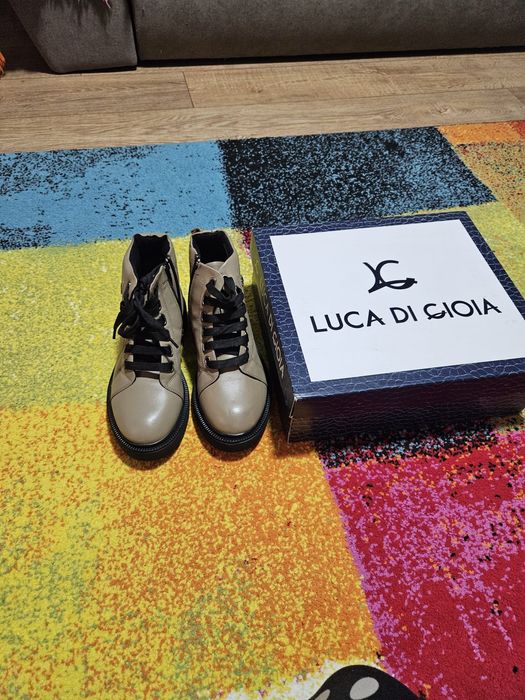 Ghete piele Luca di Gioia