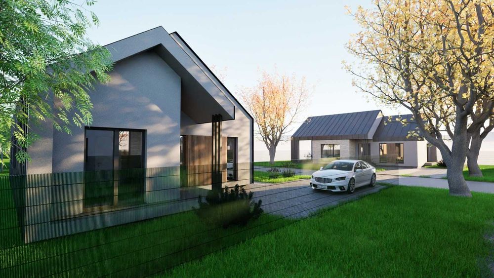 La intrare in Tautii Magheraus, vand casa 125 m.p.c. pe 400 m.p. teren