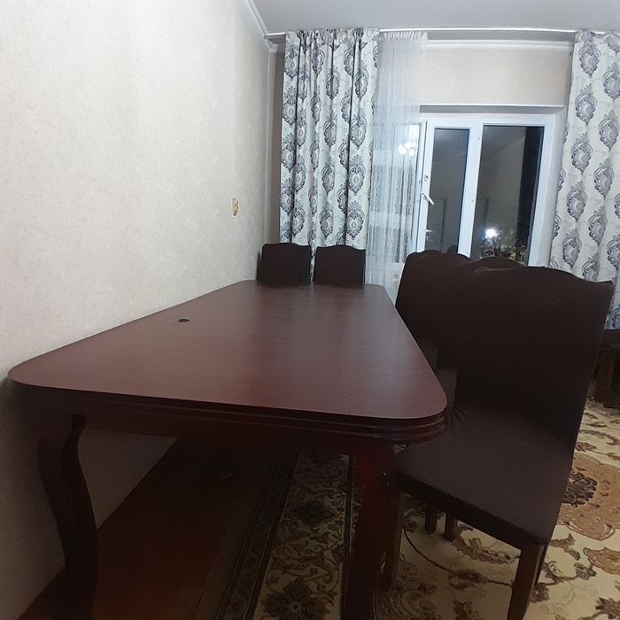 Стол орындык чехолымен