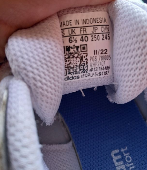 Adidas cloudfaam white&orange