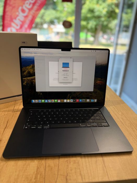 Macbook Air M3 2024 15-inch 16Gb/256Gb/Baterie 100%/Garantie 12 luni @atsgsm.ro
