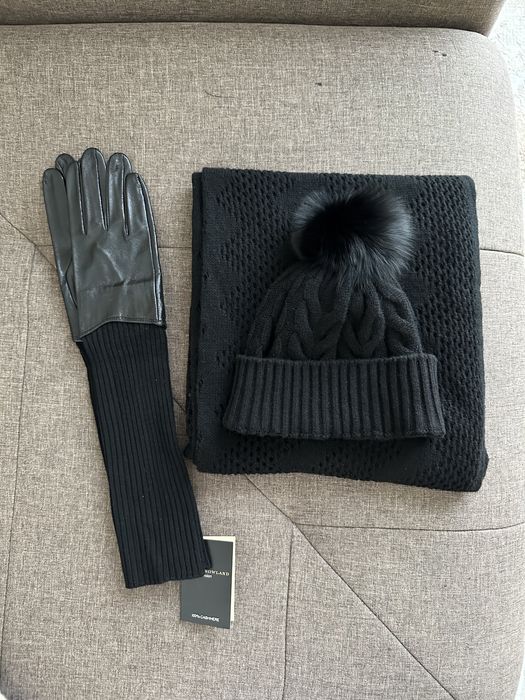 100% кашемир Шапка и шарф