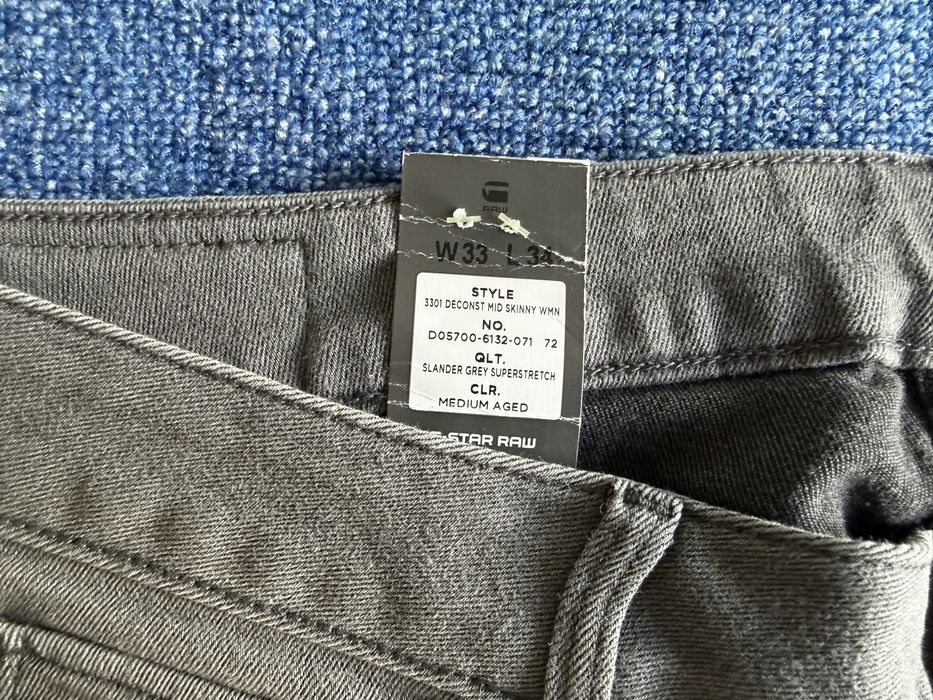 G-Star RAW 3301 Mid Skinny ОРИГИНАЛНИ дамски дънки - 32-33