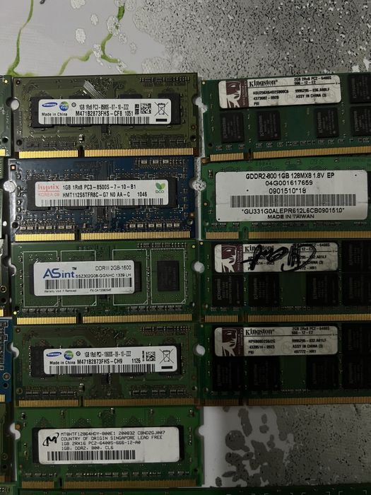 ОЗУ Ddr2 Ddr3 1 gb 2gb 4gb оперативка
