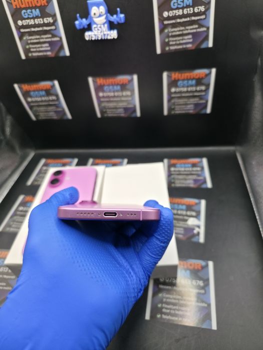 iPhone 16 / Pink / 128GB / Baterie 95% / Garanție / Posibilitate Rate