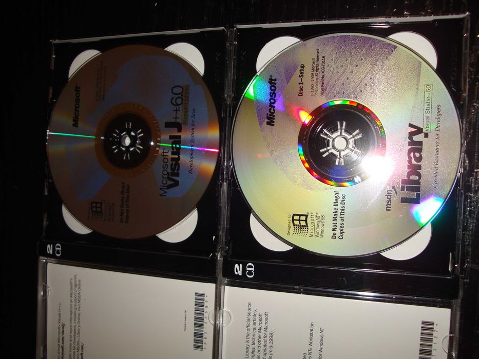 set CD vintage colectie Microsoft Visual J++ MSDN Library windows 98