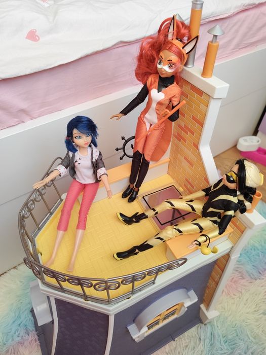 Детска играчка Playmates Miraculous - Къщата на Маринет 2 в 1, с аксес
