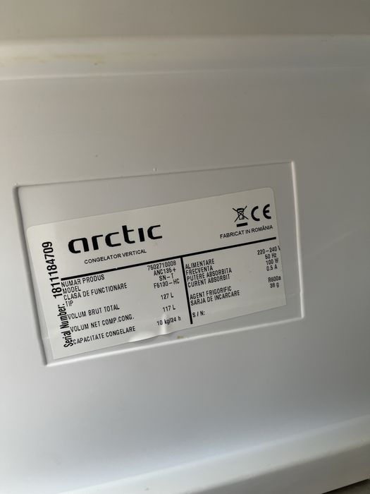Congelator Vertical Arctic