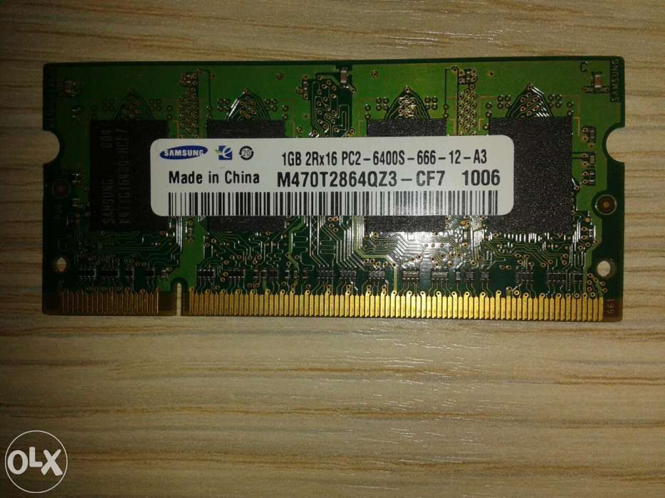 1 Gb Ram DDR2 667 Mhz