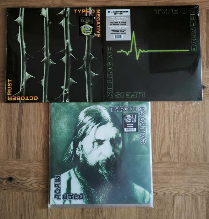 Type O Negative - колекция Vinyl, Винил, грамофонни плочи