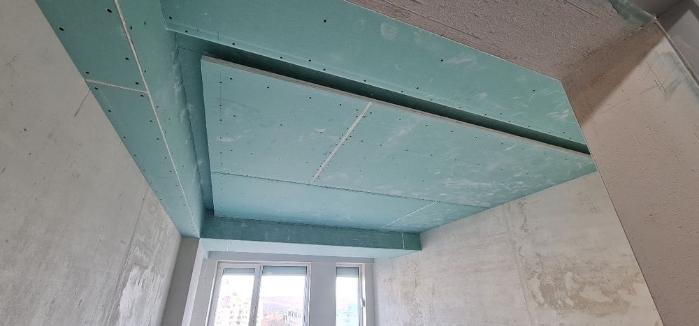 Гипсокартон установка