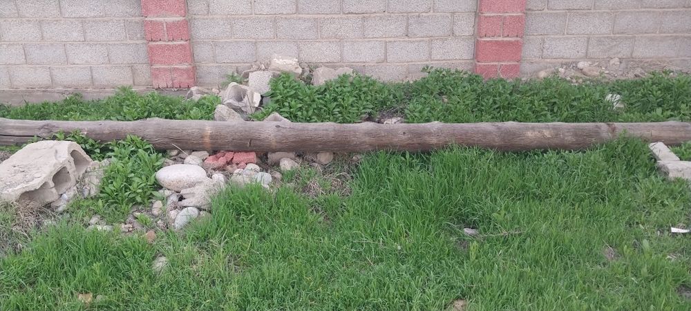 Деревяные столбы для освещения