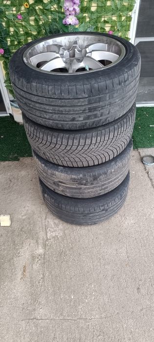 Jante aliaj R17 5x112 + anvelope 225/45ZR17 – set 4 bucăți