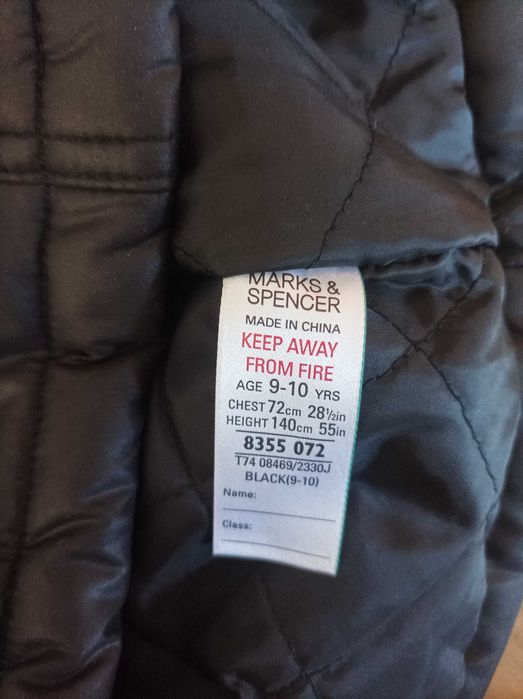 Детски якета за момичета на 8 г.  Маркс и Спенсър за 9-10 г.