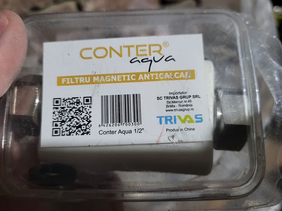 Regulator de Presiune Gaz DN 20 3/4 Filtru magnetic anticalcar 1/2