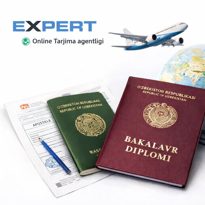 Tarjima, Notarial va Rasmiy  Apostil  xizmati — barchasi 1 joyda