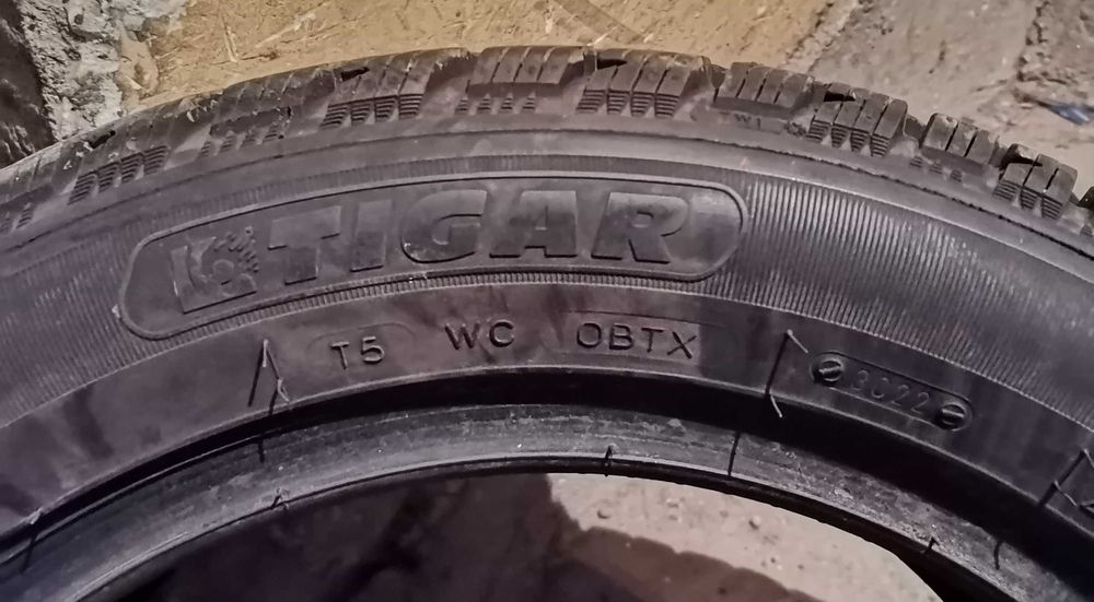 Продавам 1 брой зимна гума 205.55.16 дот 2022 Tigar
