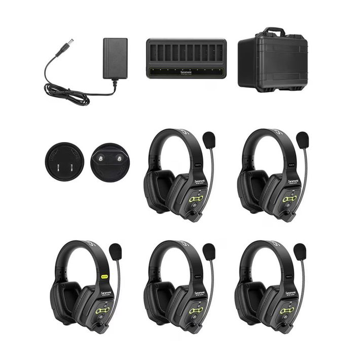 Sistem intercom wireless 5persoane full duplex  Saramonic Witalk WT5D  Nou