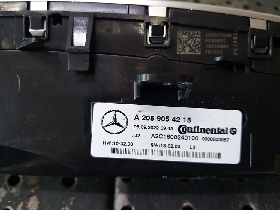 Panou comanda clima ac mercedes glc w253 a2059054215