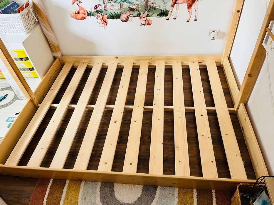 Pat tip casuta + Saltea 140x190