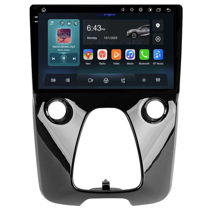 Navigatie Dedicata Peugeot 108 (2014-2022), 9Inch, Carplay