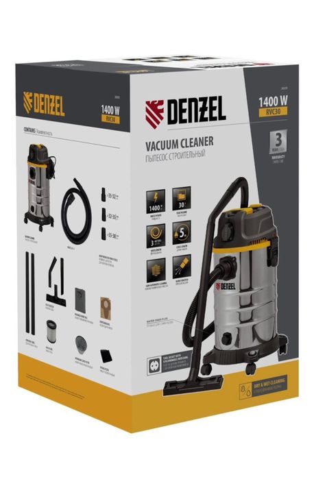 Строительный пылесос DENZEL 28203