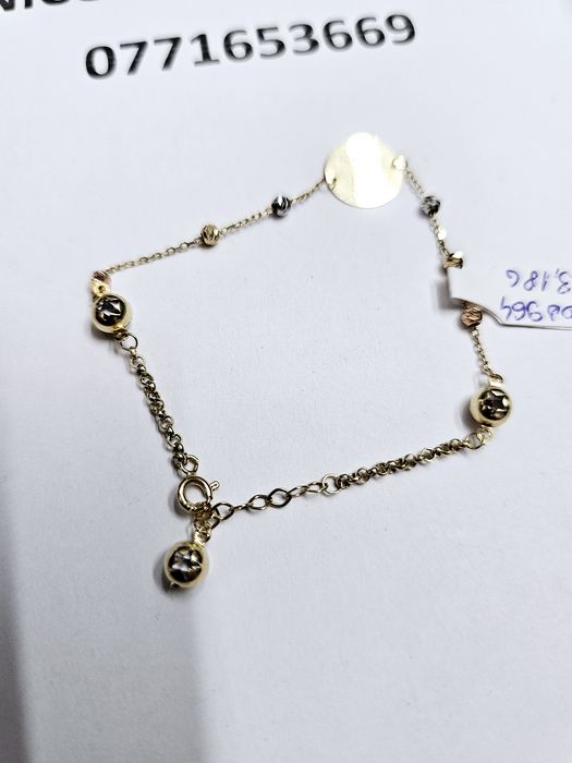 Vand bratara dama din aur 14 k 3.18 g cod 964