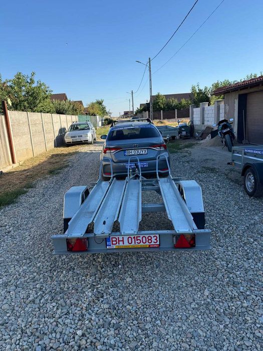 Închiriez remorcă transport motociclete – 3 locuri | 750 kg | Categoria B