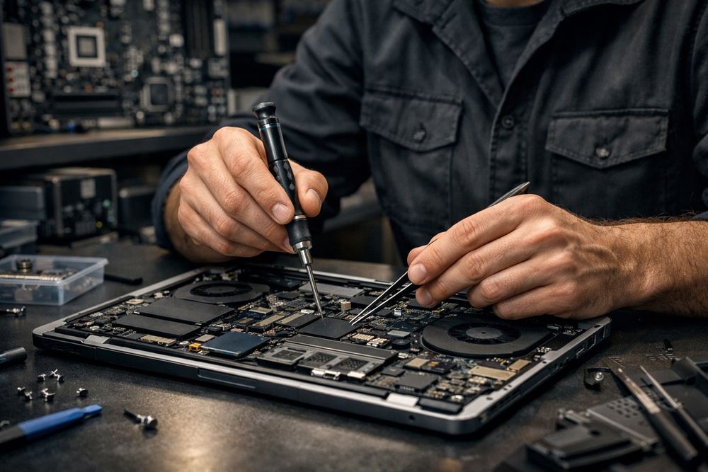 Kompyuter ta'mirlash ustasi Мастер по ремонту компьютеров