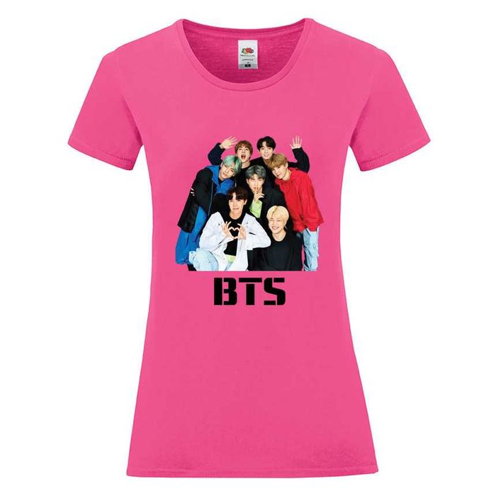 НОВО 2025! ДЕТСКИ тениски BTS / БТС K-POP 5 цвята! Или с ТВОЯ идея!