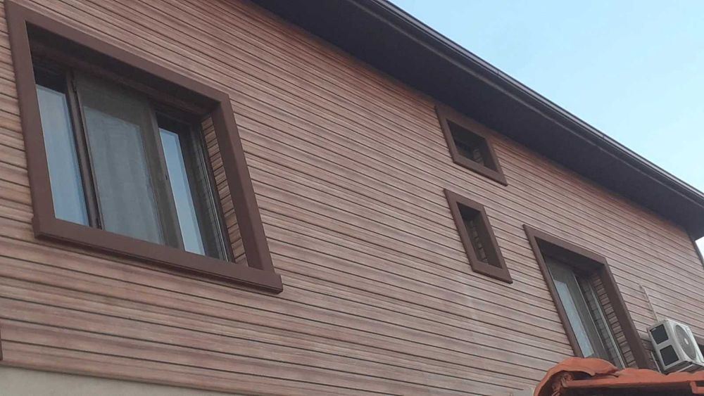 Стенен панел с модерна визия на дървена ламперия