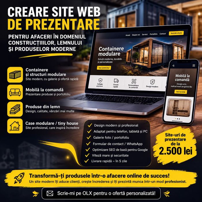 Creare Site Web Profesional