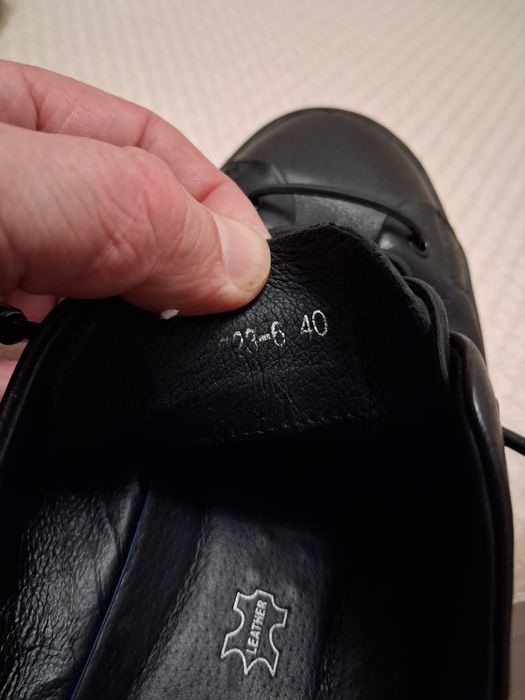 Туфли чёрные для школы