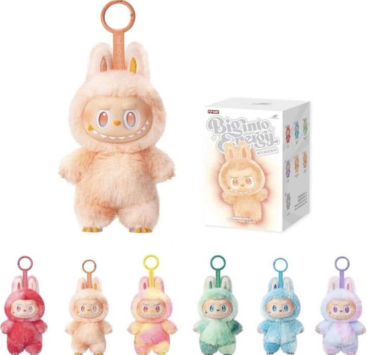 ПРОМО! Labubu Exciting Macaron 18см/Лабубу ключодържател Макарон