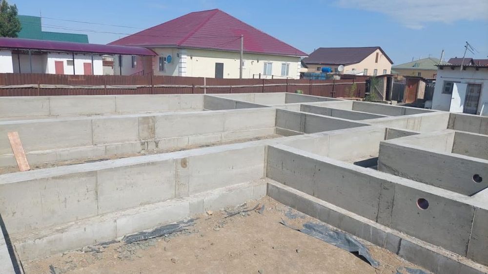 Заливка фундамента,своими опалубка