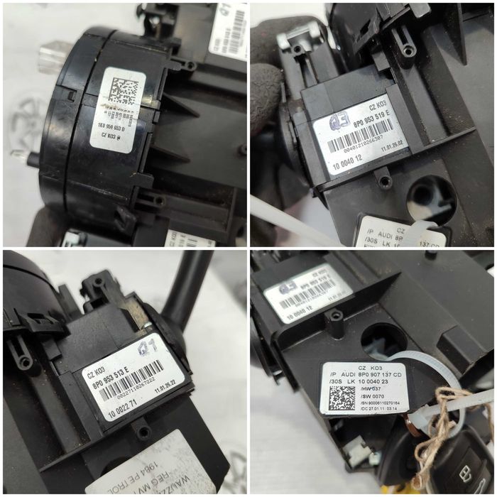 Ansamblu manete comenzi volan + spiră Audi A3 S3 8P 1K0959653D 2011 / [2005-2013] / (5B3)